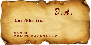 Dan Adelina névjegykártya